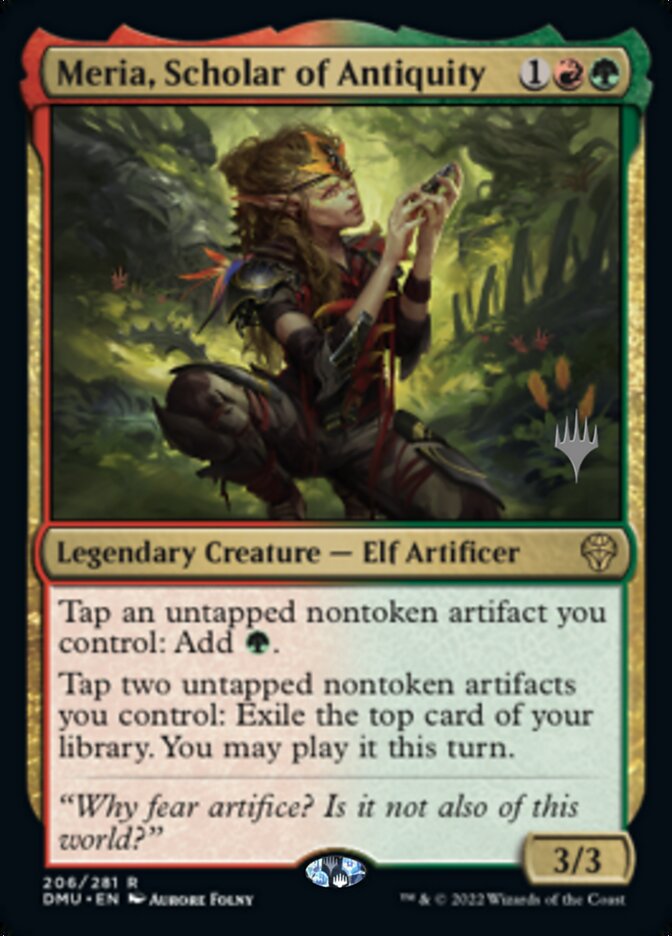 Meria, Scholar of Antiquity (Promo Pack) [Dominaria United Promos] | PLUS EV GAMES 