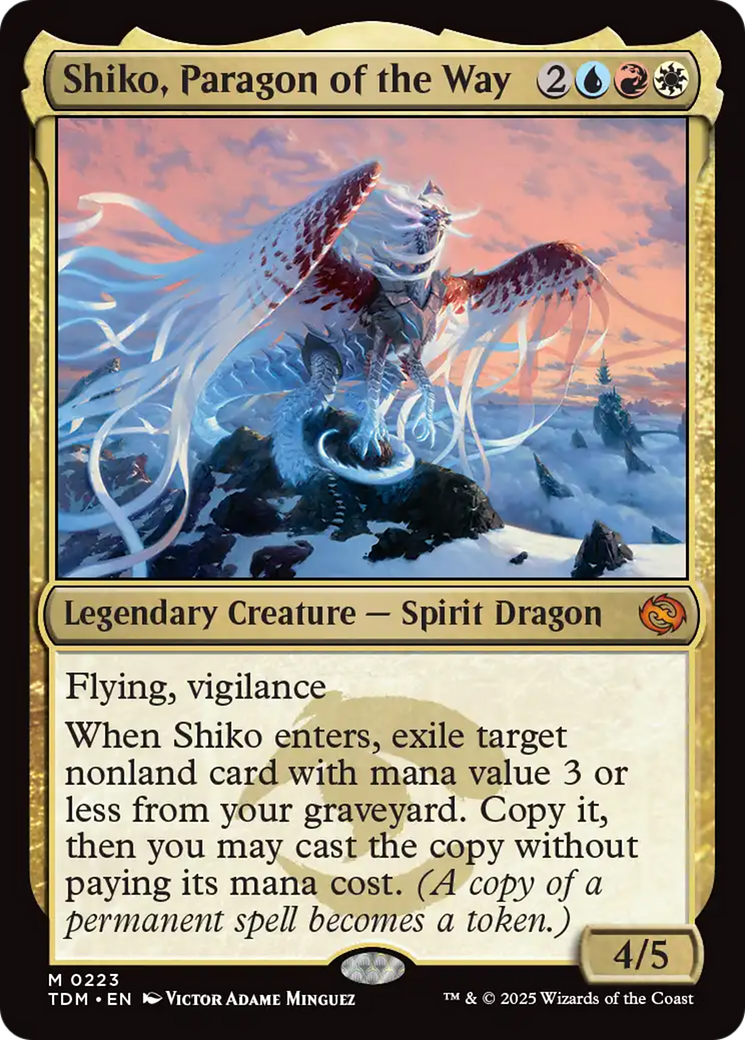 Shiko, Paragon of the Way [Tarkir: Dragonstorm] | PLUS EV GAMES 