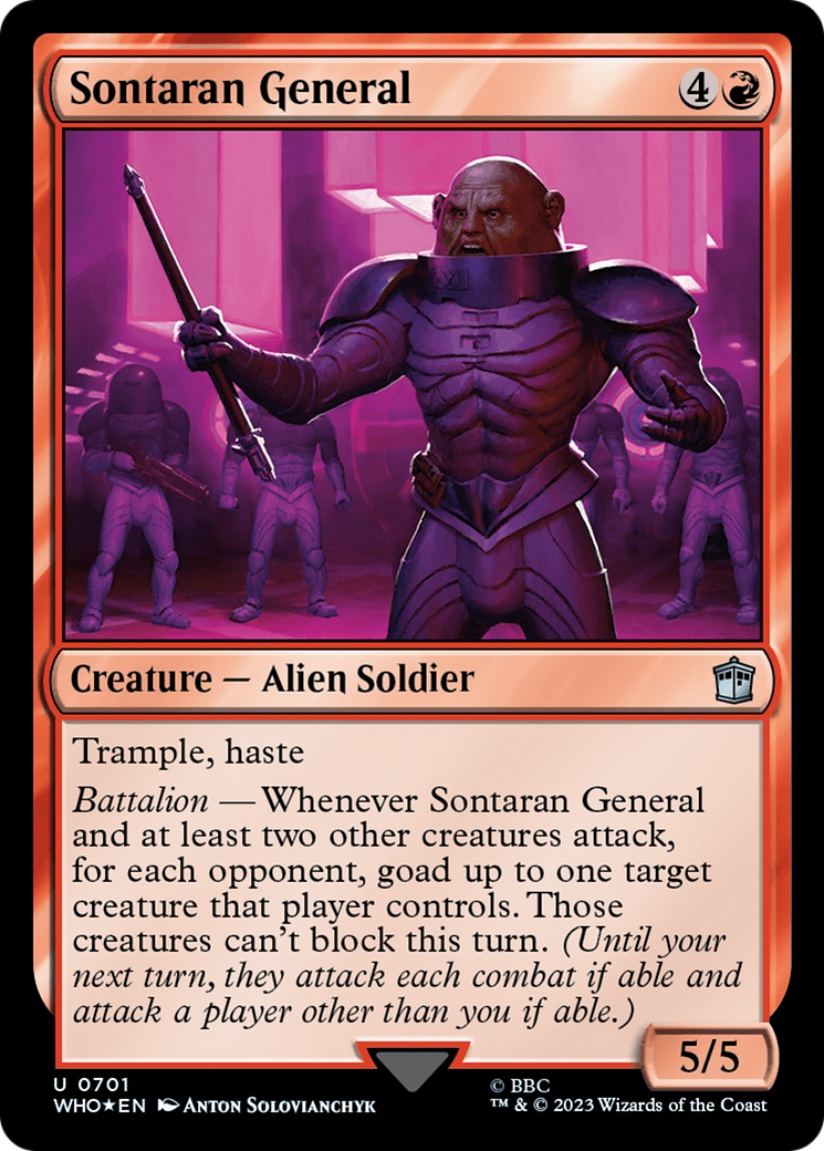 Sontaran General (Surge Foil) [Doctor Who] | PLUS EV GAMES 