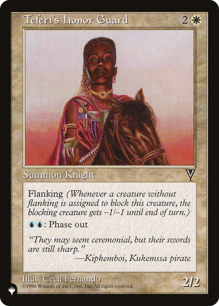 Teferi's Honor Guard [The List Reprints] | PLUS EV GAMES 