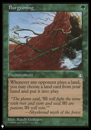 Burgeoning [The List] | PLUS EV GAMES 