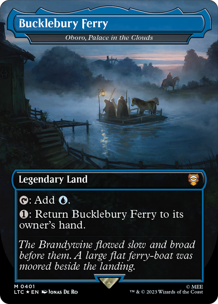 Bucklebury Ferry - Oboro, Palace in the Clouds (Surge Foil Realms and Relics) [The Lord of the Rings: Tales of Middle-Earth Commander] | PLUS EV GAMES 