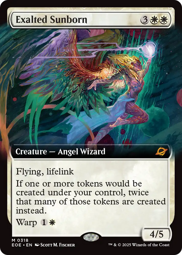 Exalted Sunborn (Extended Art) [Edge of Eternities] | PLUS EV GAMES 