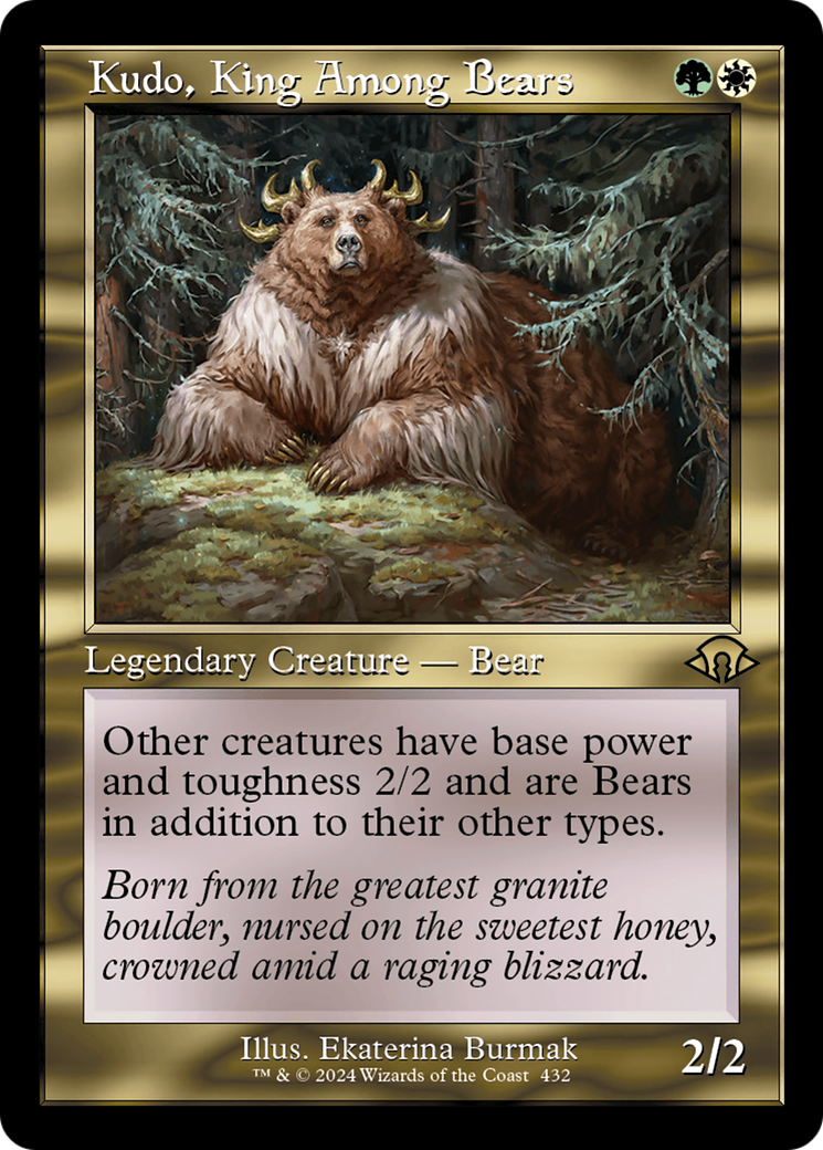 Kudo, King Among Bears (Retro) [Modern Horizons 3] | PLUS EV GAMES 