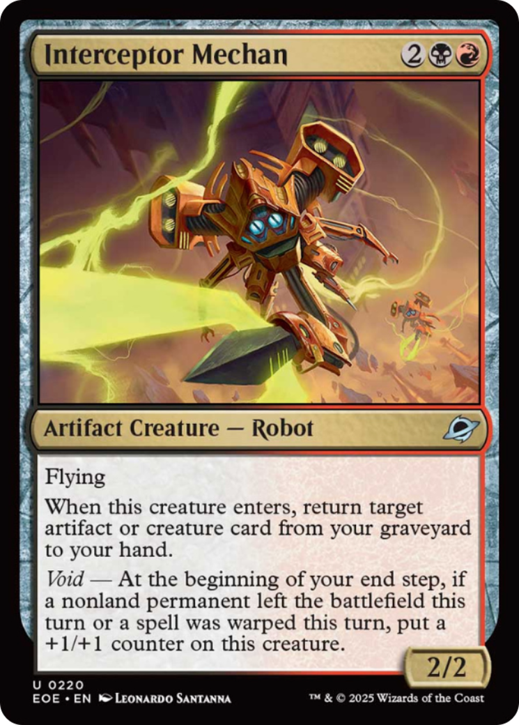 Interceptor Mechan [Edge of Eternities] | PLUS EV GAMES 