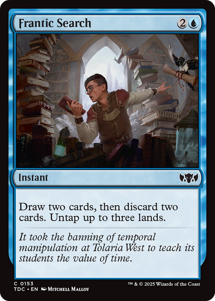 Frantic Search [Tarkir: Dragonstorm Commander] | PLUS EV GAMES 