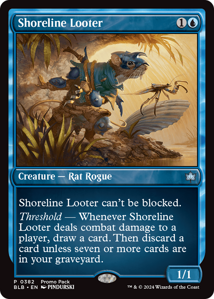 Shoreline Looter [Bloomburrow Promos] | PLUS EV GAMES 