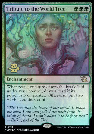 Tribute to the World Tree [March of the Machine Prerelease Promos] | PLUS EV GAMES 