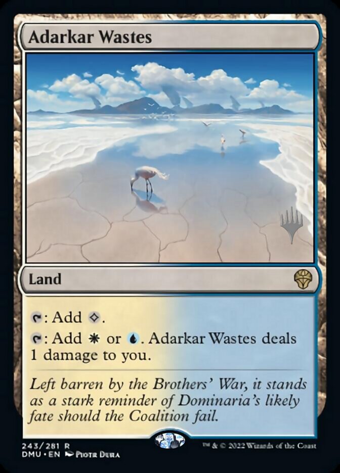 Adarkar Wastes (Promo Pack) [Dominaria United Promos] | PLUS EV GAMES 