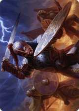 Beskir Shieldmate Art Card [Kaldheim: Art Series]