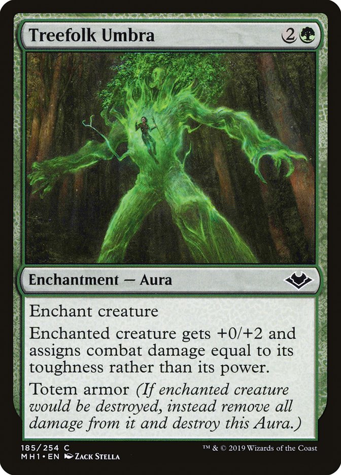 Treefolk Umbra [Modern Horizons] | PLUS EV GAMES 