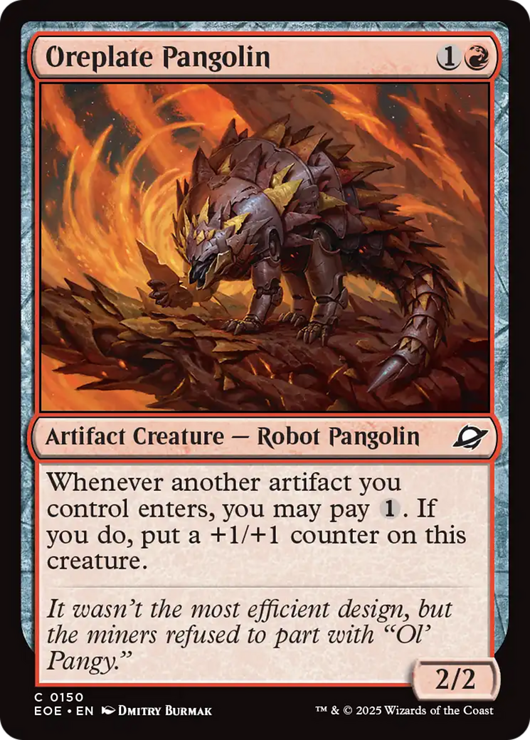 Oreplate Pangolin [Edge of Eternities] | PLUS EV GAMES 