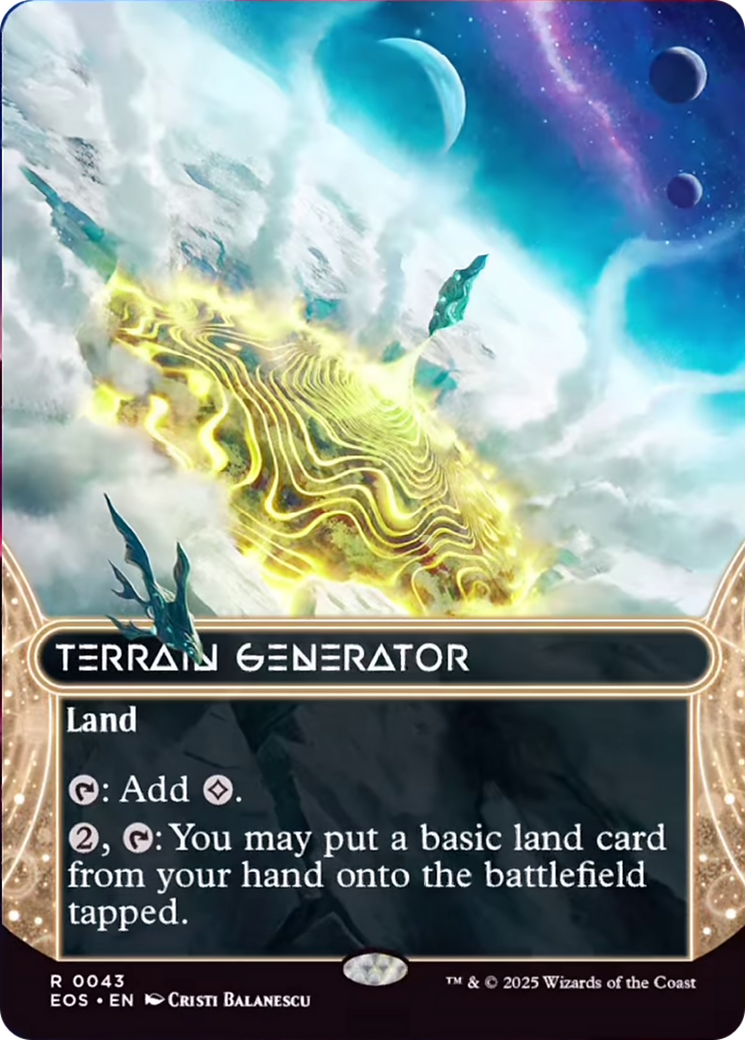 Terrain Generator (0043) (Borderless) [Edge of Eternities: Stellar Sights] | PLUS EV GAMES 