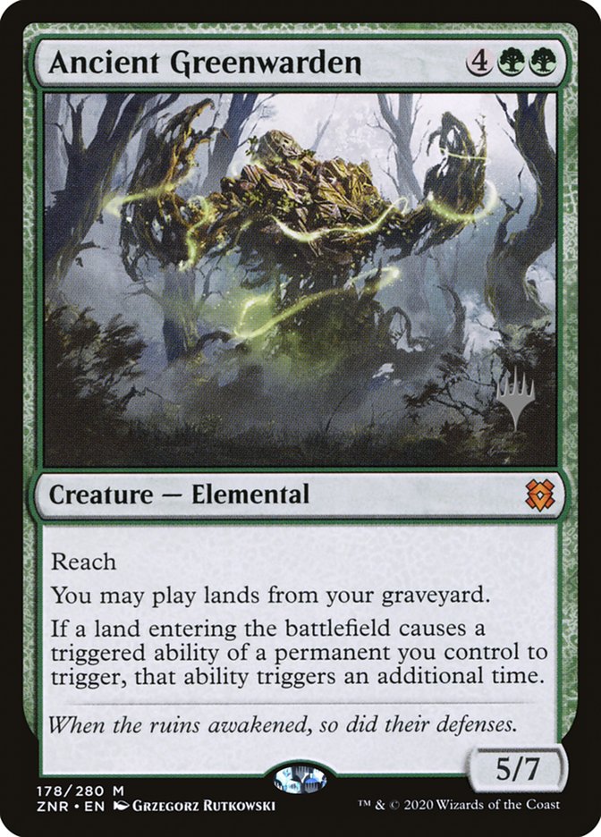 Ancient Greenwarden (Promo Pack) [Zendikar Rising Promos] | PLUS EV GAMES 