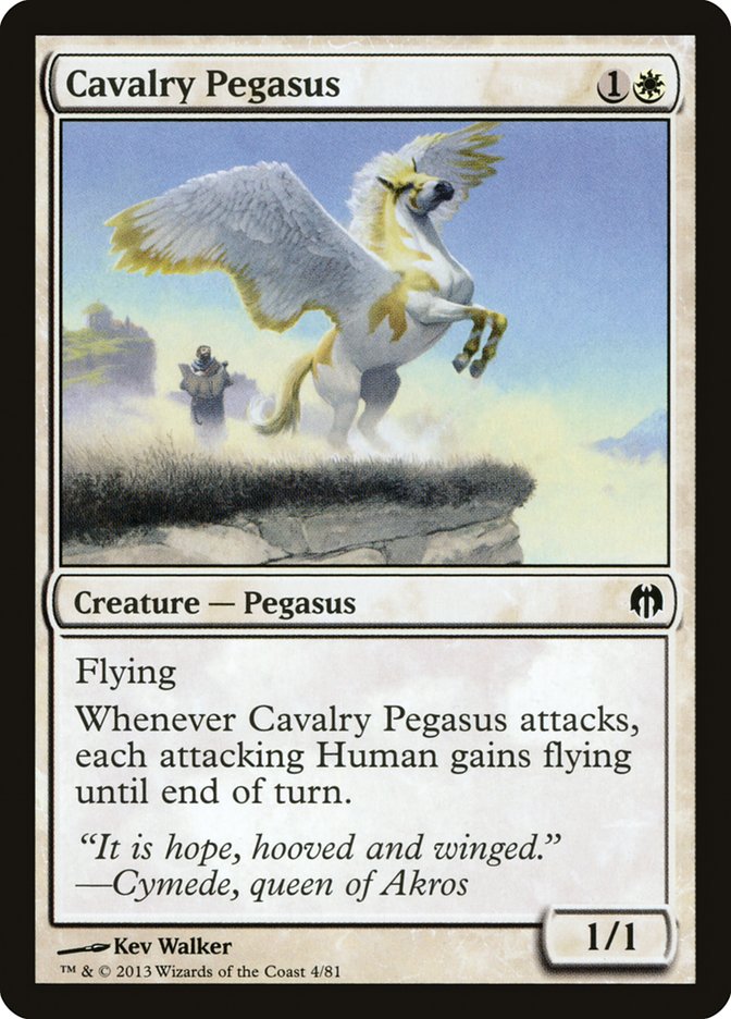 Cavalry Pegasus [Duel Decks: Heroes vs. Monsters] | PLUS EV GAMES 