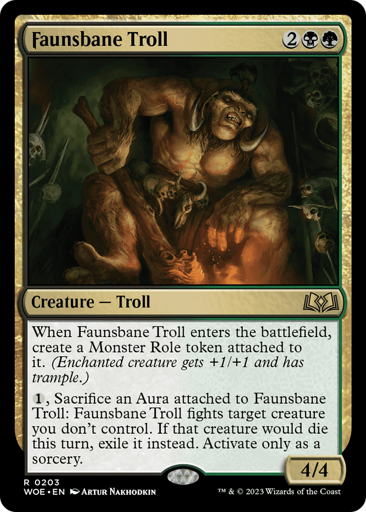 Faunsbane Troll [Wilds of Eldraine] | PLUS EV GAMES 