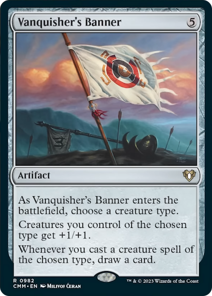 Vanquisher's Banner [Commander Masters] | PLUS EV GAMES 