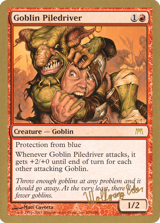 Goblin Piledriver (Wolfgang Eder) [World Championship Decks 2003] | PLUS EV GAMES 