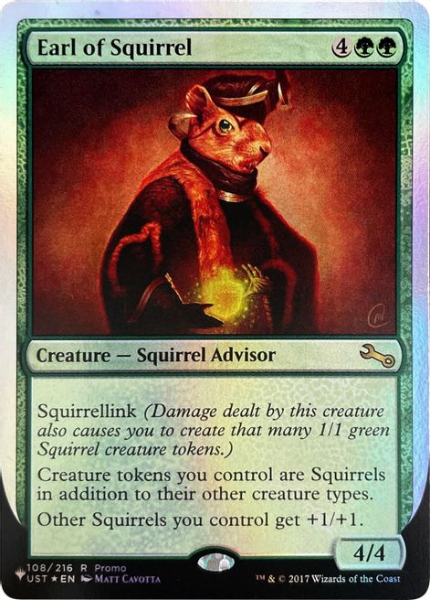 Earl of Squirrel (Unfinity Foil Edition) [The List] | PLUS EV GAMES 