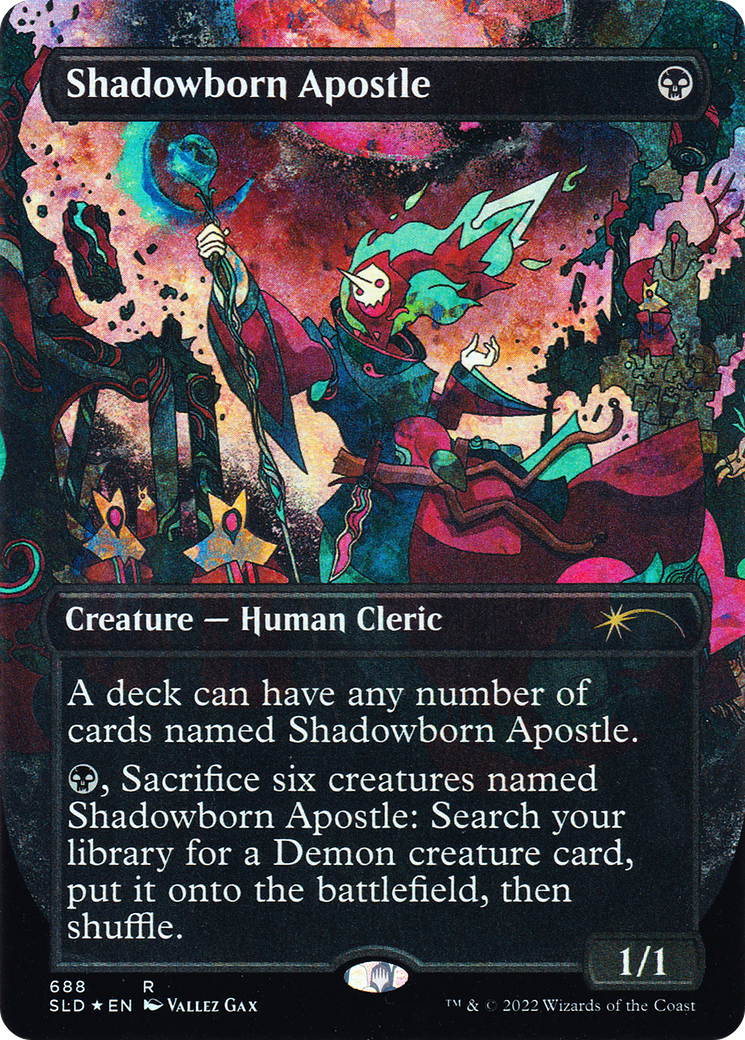 Shadowborn Apostle (688) (Borderless) [Secret Lair Drop Promos] | PLUS EV GAMES 