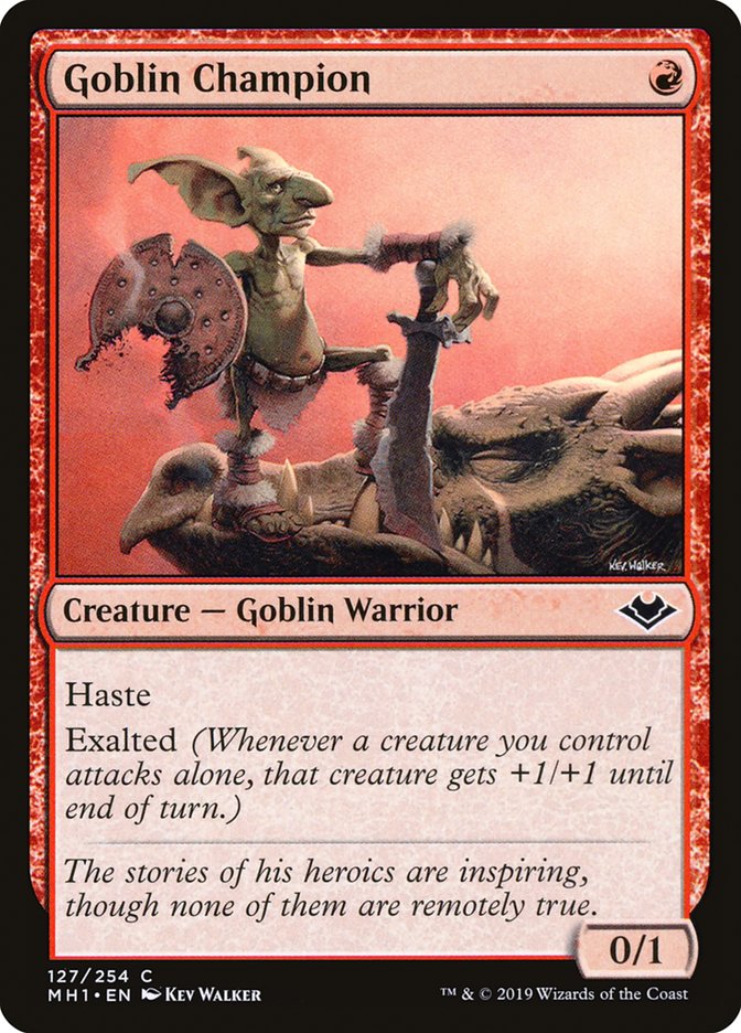 Goblin Champion [Modern Horizons] | PLUS EV GAMES 