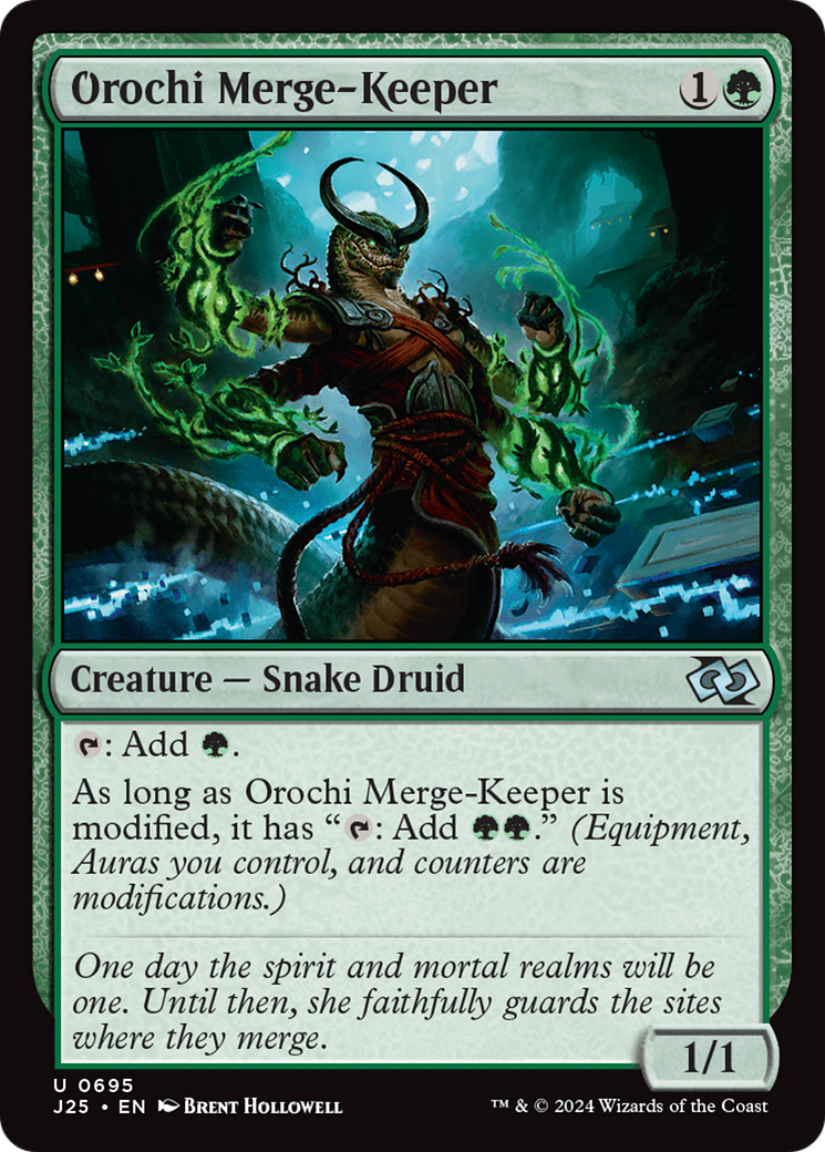 Orochi Merge-Keeper [Foundations Jumpstart] | PLUS EV GAMES 