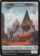 Thopter // Construct (0074) Double-Sided Token [Commander Masters Tokens] | PLUS EV GAMES 