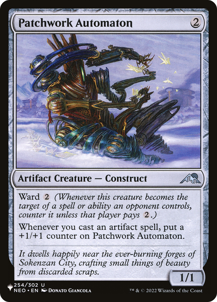 Patchwork Automaton [The List Reprints] | PLUS EV GAMES 