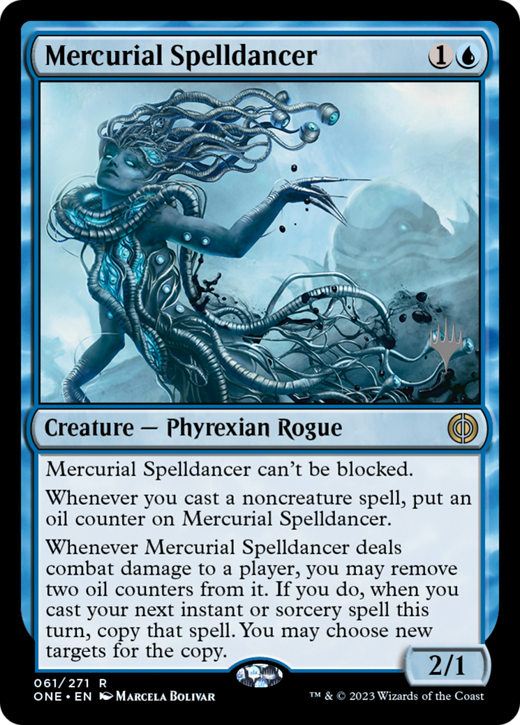 Mercurial Spelldancer (Promo Pack) [Phyrexia: All Will Be One Promos] | PLUS EV GAMES 
