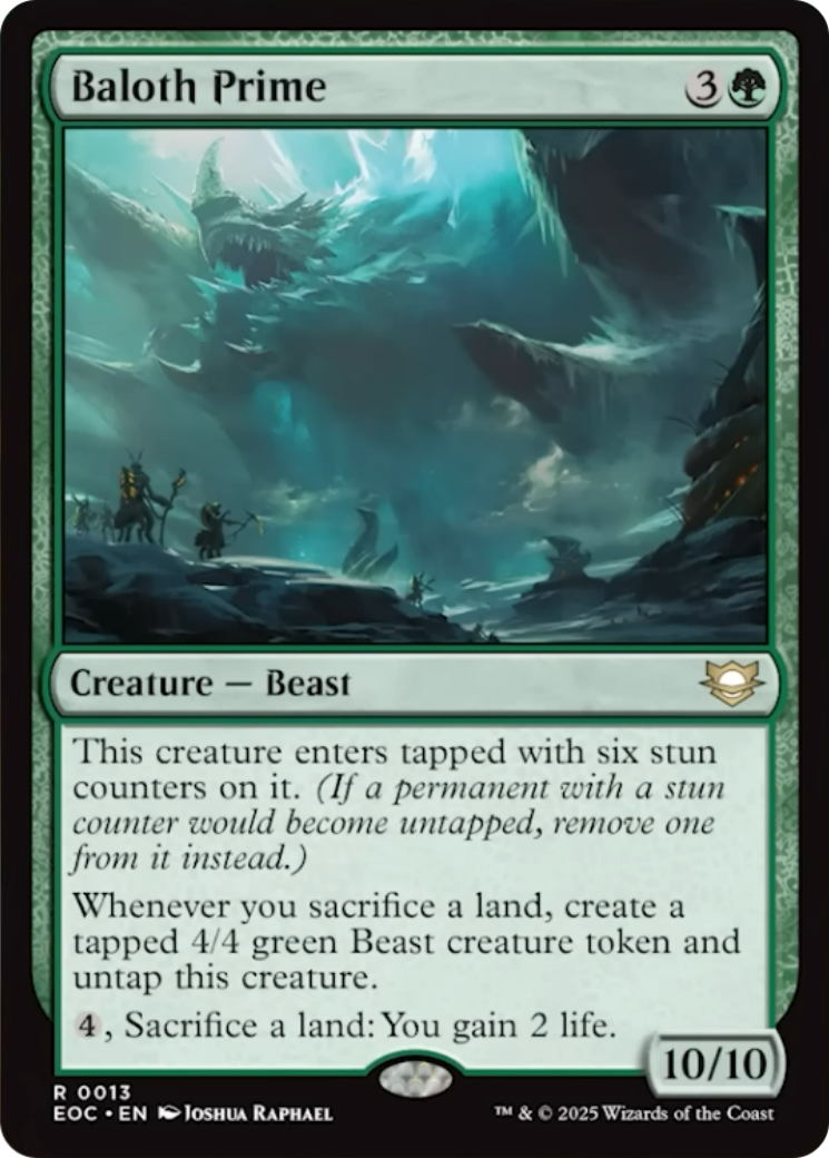 Baloth Prime [Edge of Eternities Commander] | PLUS EV GAMES 