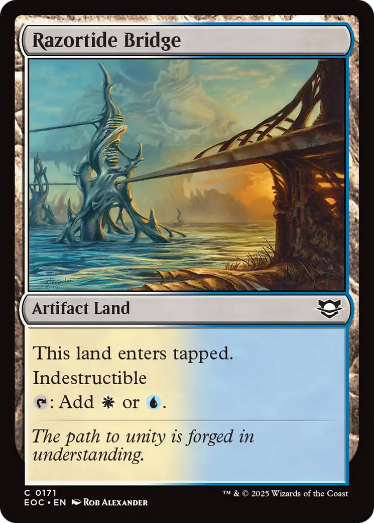 Razortide Bridge [Edge of Eternities Commander] | PLUS EV GAMES 