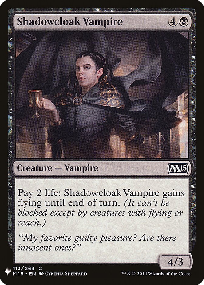 Shadowcloak Vampire [Mystery Booster] | PLUS EV GAMES 