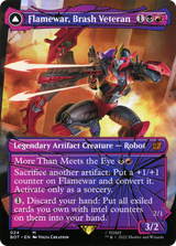 Flamewar, Brash Veteran // Flamewar, Streetwise Operative (Shattered Glass) [Universes Beyond: Transformers]