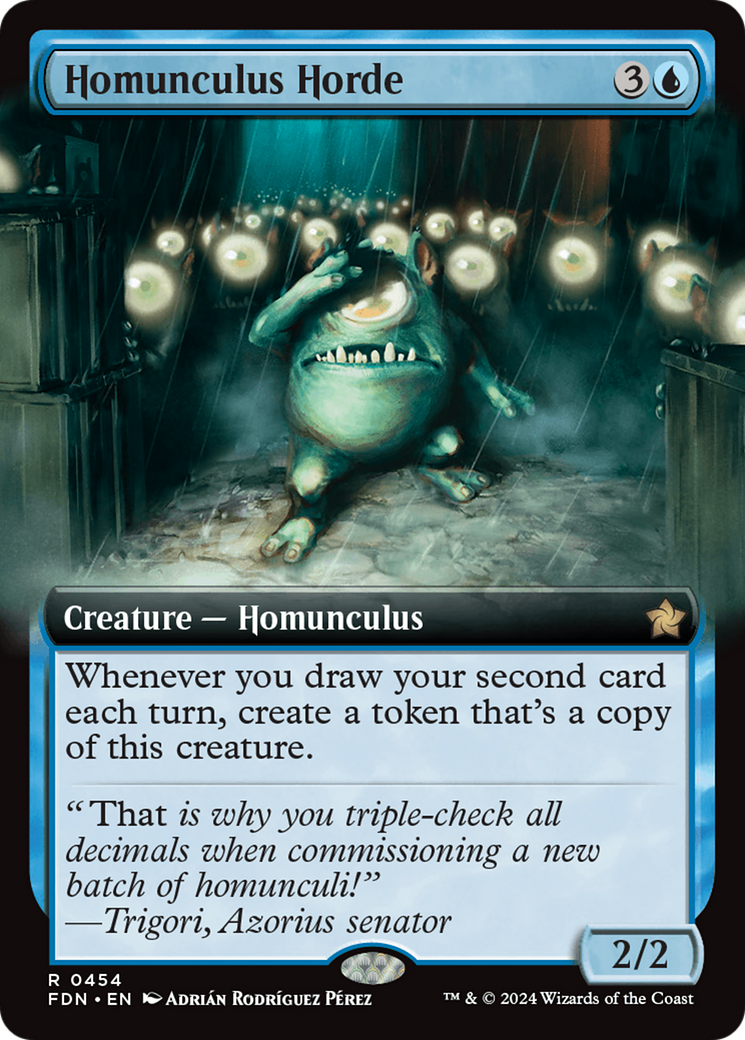 Homunculus Horde (Extended Art) [Foundations] | PLUS EV GAMES 