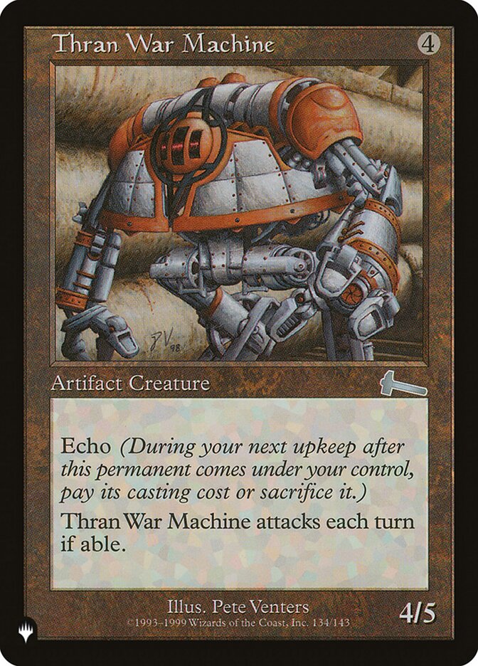 Thran War Machine [The List] | PLUS EV GAMES 