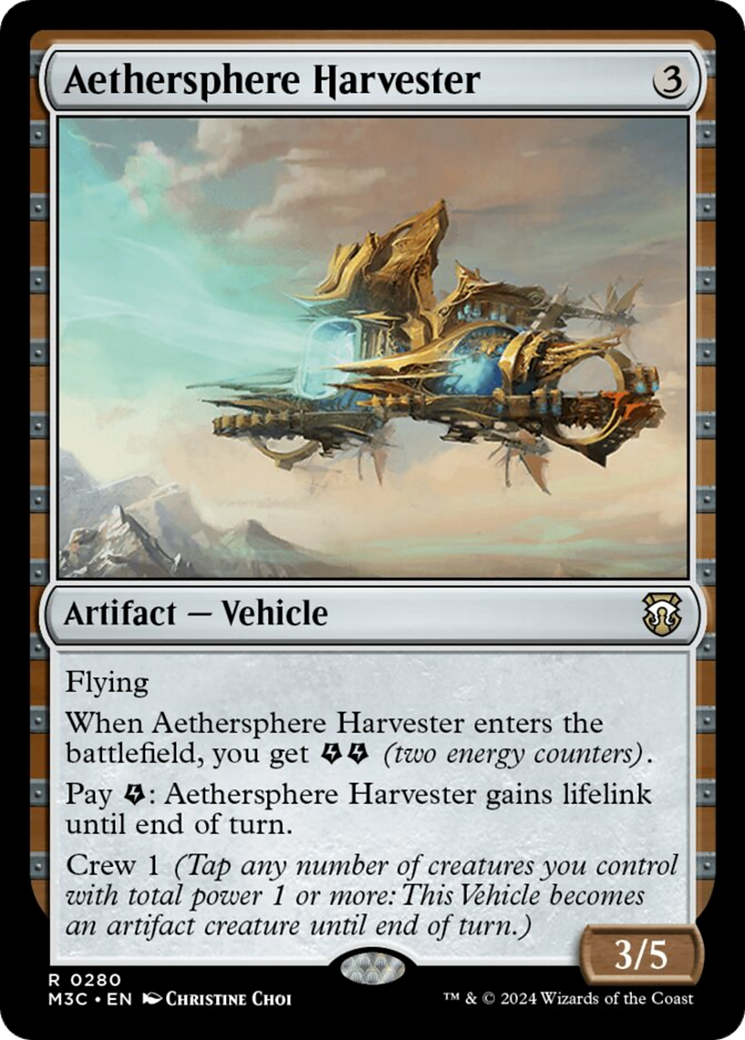 Aethersphere Harvester [Modern Horizons 3 Commander] | PLUS EV GAMES 