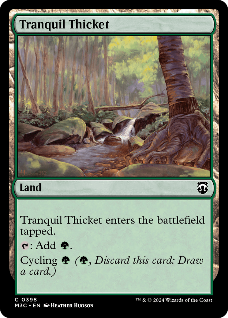 Tranquil Thicket (Ripple Foil) [Modern Horizons 3 Commander] | PLUS EV GAMES 