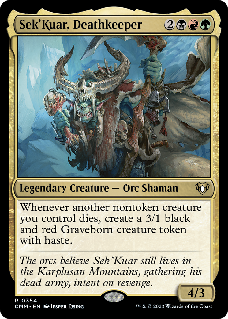 Sek'Kuar, Deathkeeper [Commander Masters] | PLUS EV GAMES 