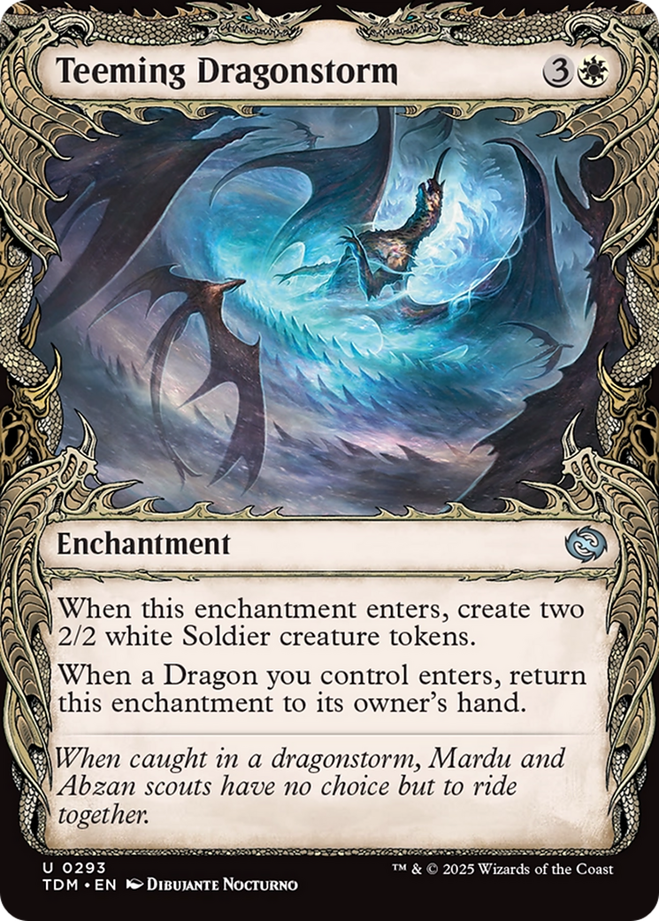 Teeming Dragonstorm (Showcase) [Tarkir: Dragonstorm] | PLUS EV GAMES 