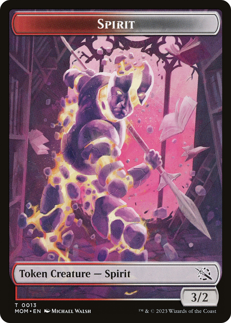 Elemental (09) // Spirit (13) Double-Sided Token [March of the Machine Tokens] | PLUS EV GAMES 