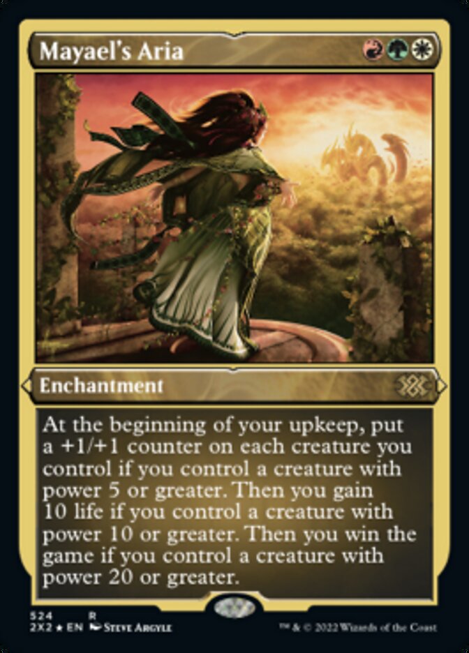 Mayael's Aria (Foil Etched) [Double Masters 2022] | PLUS EV GAMES 