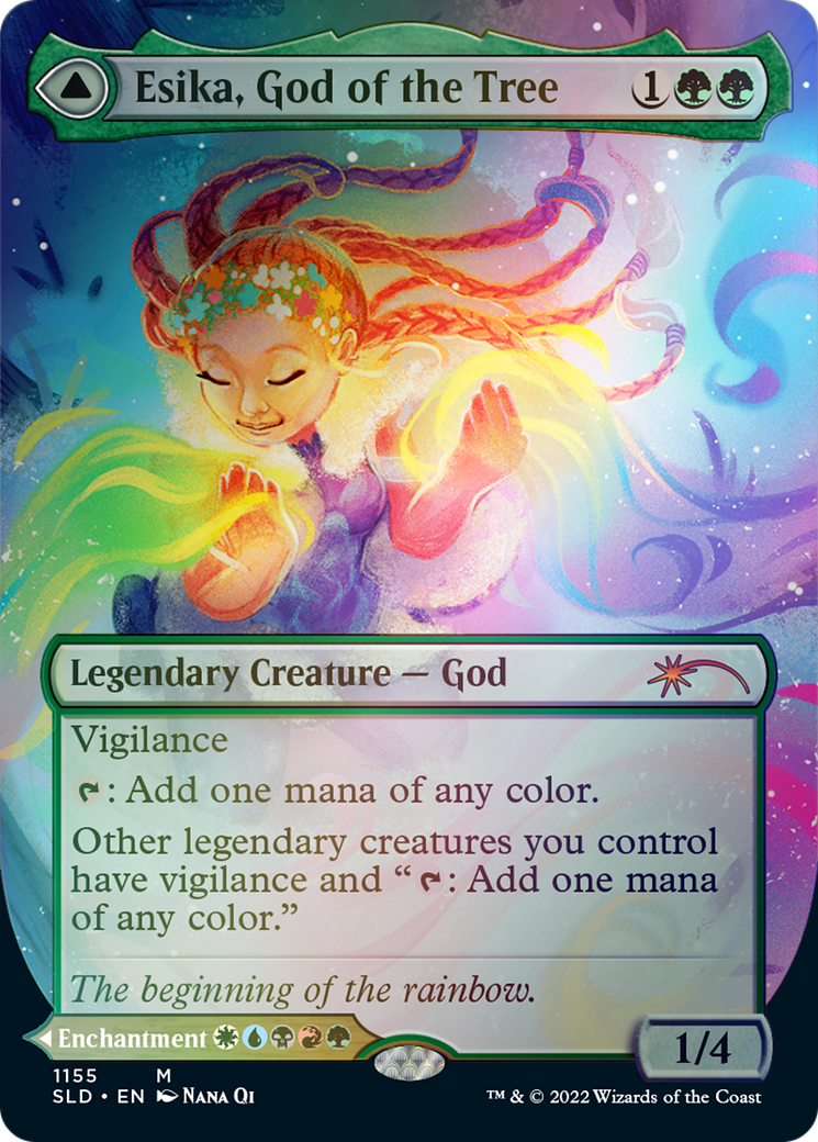 Esika, God of the Tree // The Prismatic Bridge (Borderless) [Secret Lair: From Cute to Brute] | PLUS EV GAMES 