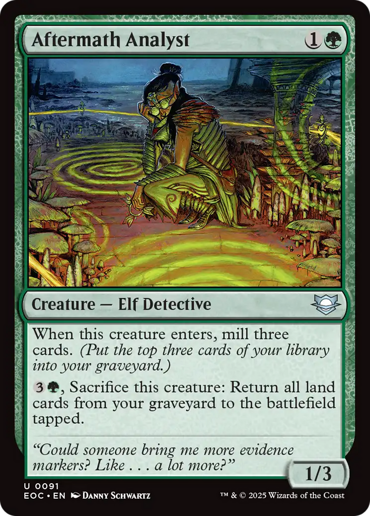 Aftermath Analyst [Edge of Eternities Commander] | PLUS EV GAMES 