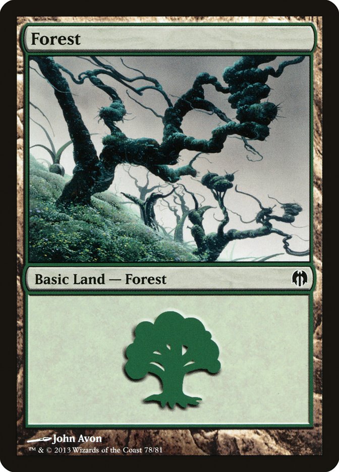 Forest (78) [Duel Decks: Heroes vs. Monsters] | PLUS EV GAMES 