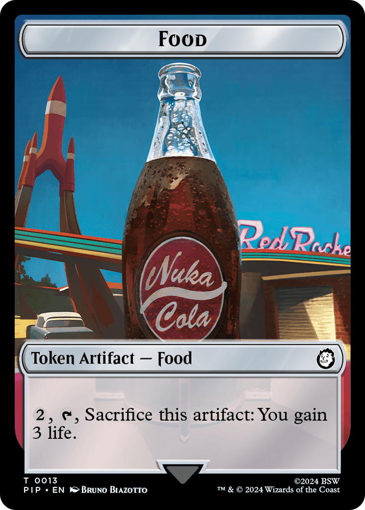 Food (0013) // Wasteland Survival Guide Double-Sided Token [Fallout Tokens] | PLUS EV GAMES 