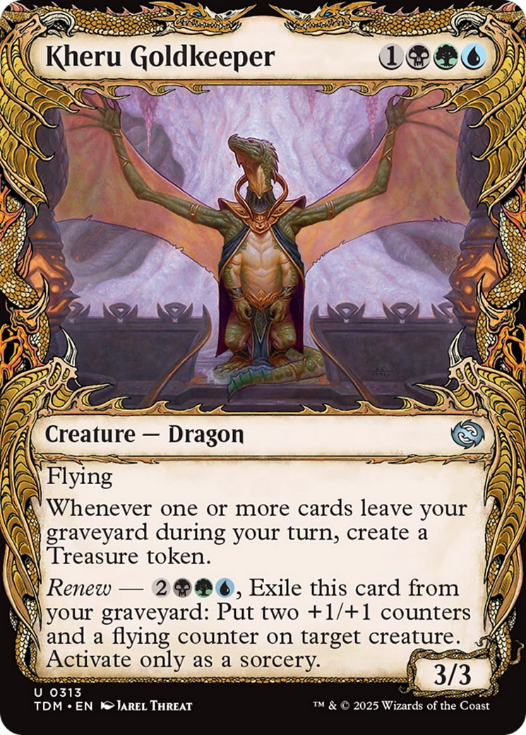 Kheru Goldkeeper (Showcase) [Tarkir: Dragonstorm] | PLUS EV GAMES 