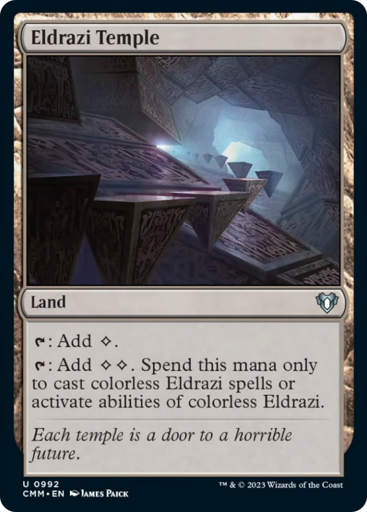 Eldrazi Temple [Commander Masters] | PLUS EV GAMES 