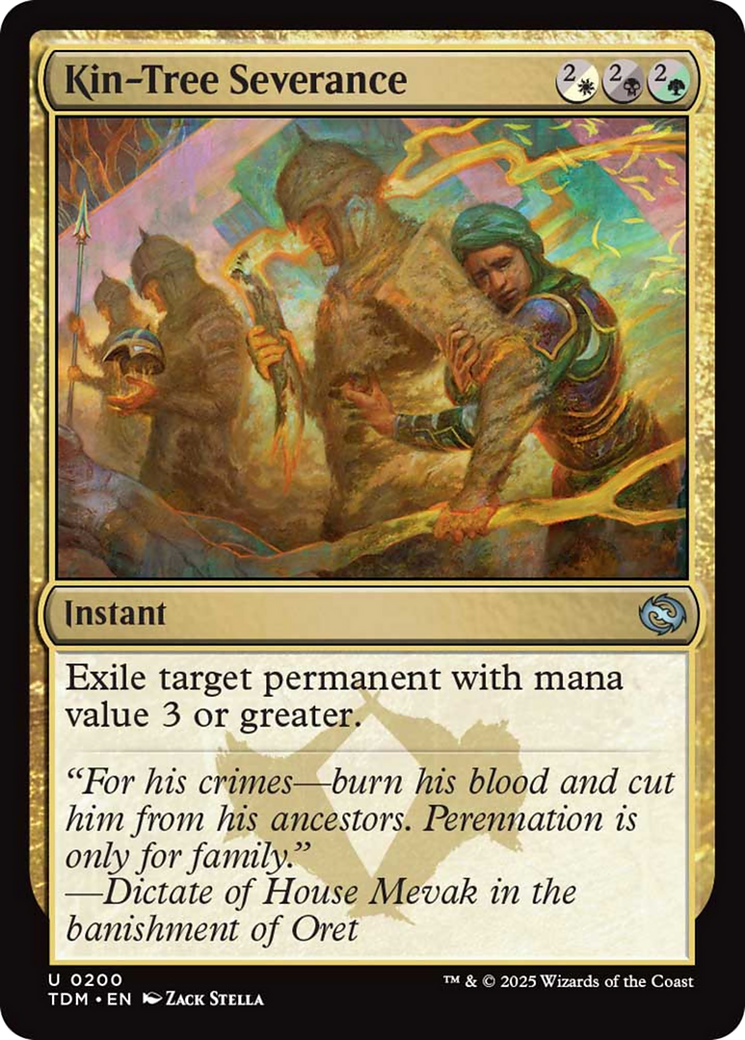 Kin-Tree Severance [Tarkir: Dragonstorm] | PLUS EV GAMES 