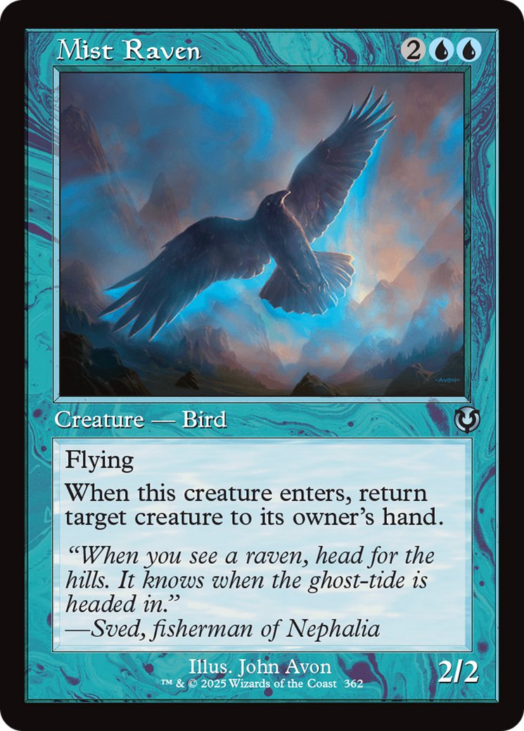 Mist Raven (Retro Frame) [Innistrad Remastered] | PLUS EV GAMES 