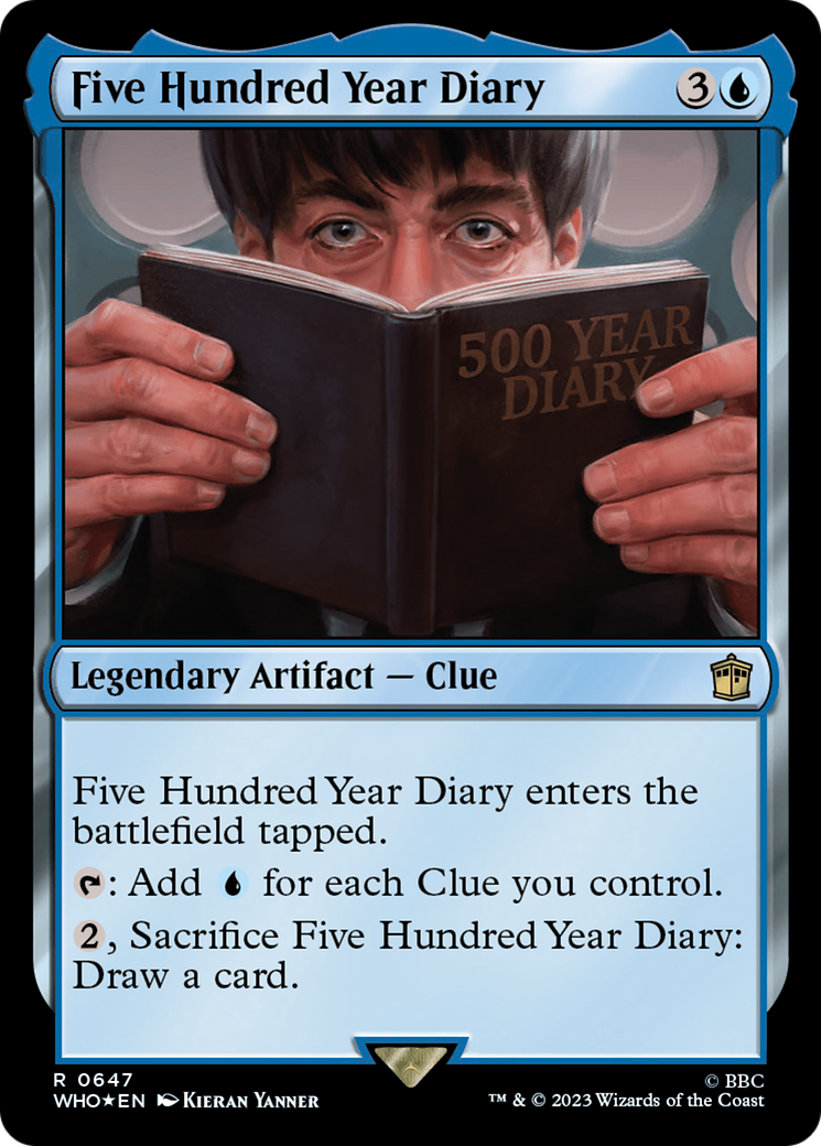 Five Hundred Year Diary (Surge Foil) [Doctor Who] | PLUS EV GAMES 